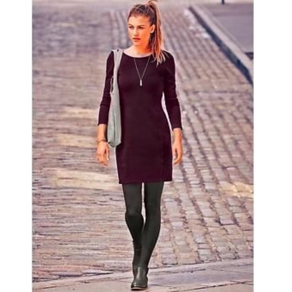 Athleta Illusion Ponte Knit Plum Dress - XS